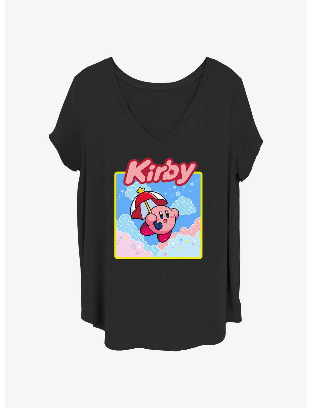 Kirby Starry Box Girls T-Shirt Plus Size
