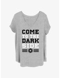 Star Wars Dark Side Invite Girls T-Shirt Plus Size