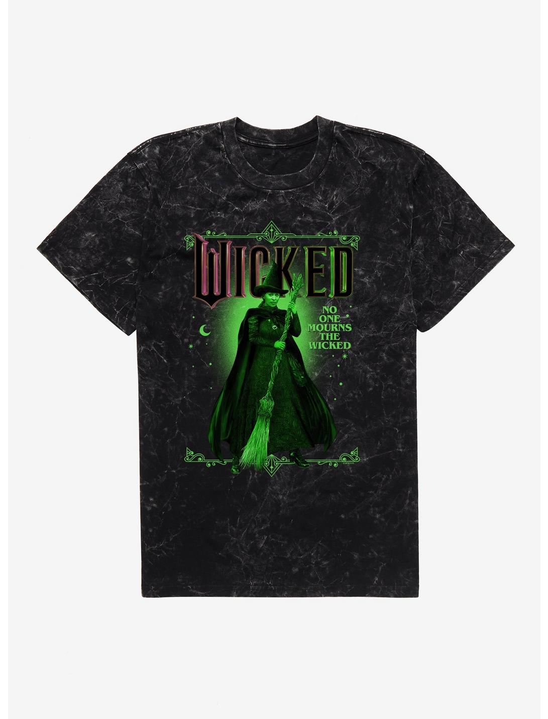 Wicked Elphaba No One Mourns The Wicked Mineral Wash T-Shirt