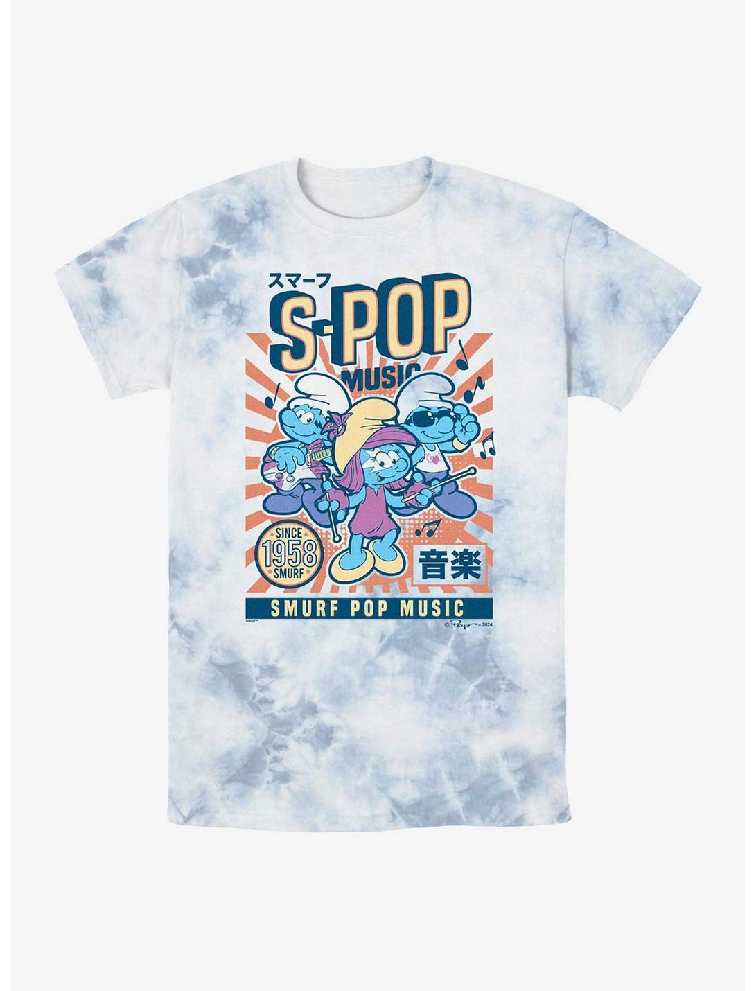 The Smurfs Spop Music Smurfs Tie-Dye T-Shirt