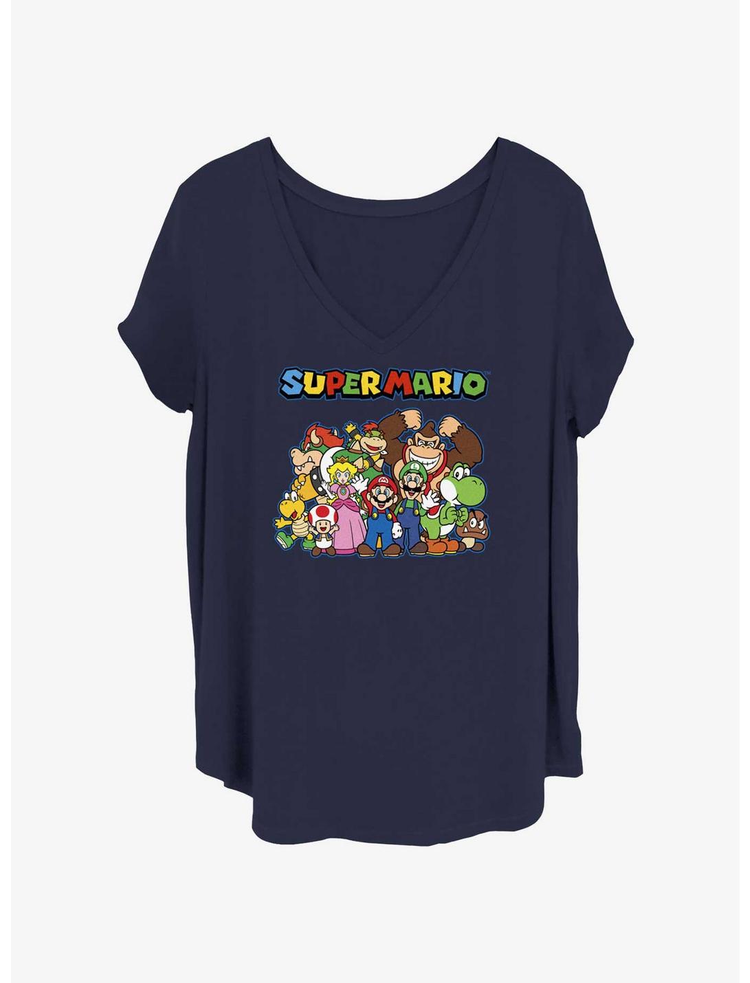 Nintendo Group Girls T-Shirt Plus Size