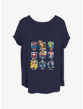Nintendo The Lineup Girls T-Shirt Plus Size