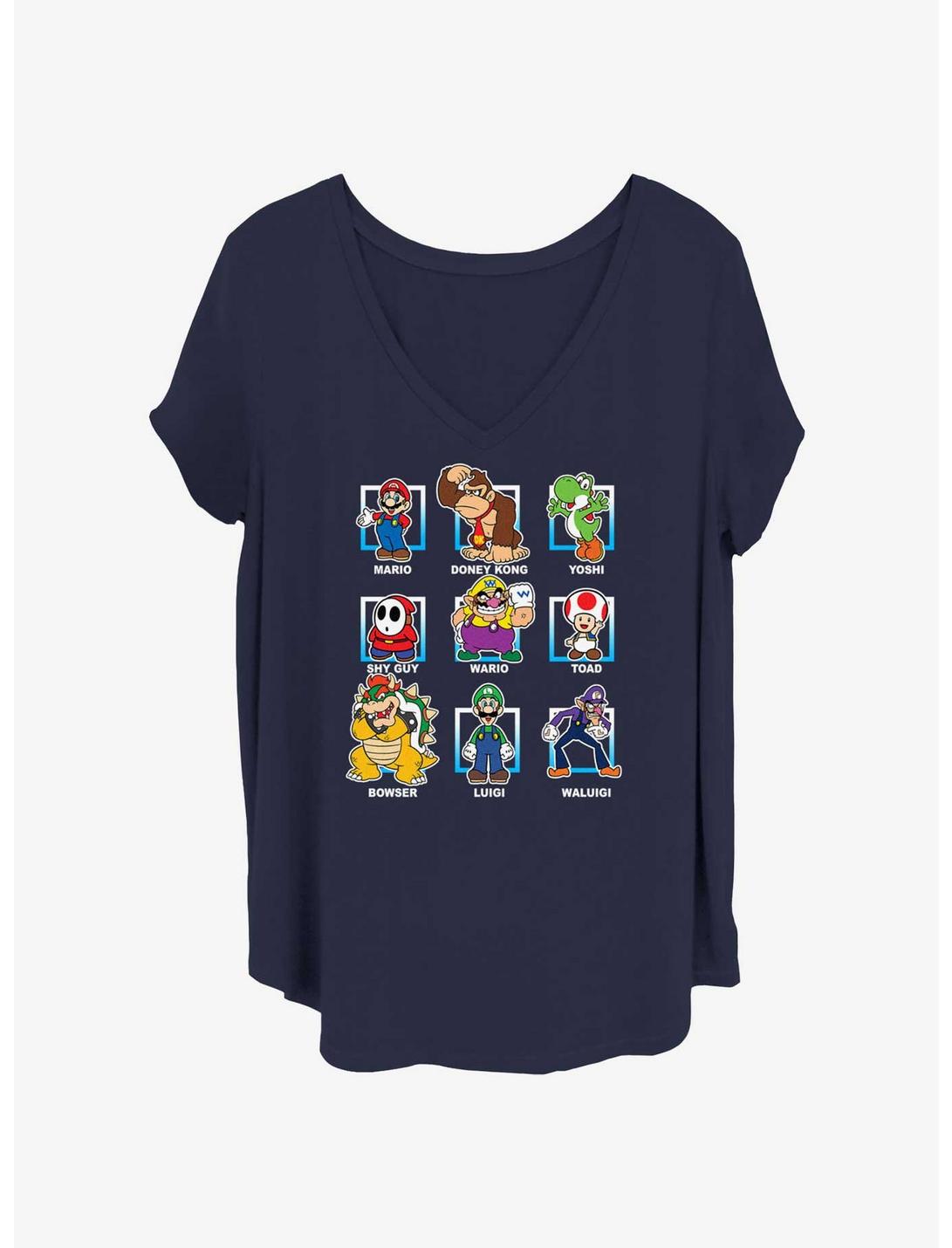 Nintendo The Lineup Girls T-Shirt Plus Size