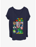 Nintendo Mario Comic Girls T-Shirt Plus Size