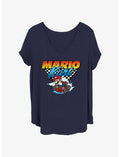 Nintendo Mario Driver Mario Girls T-Shirt Plus Size