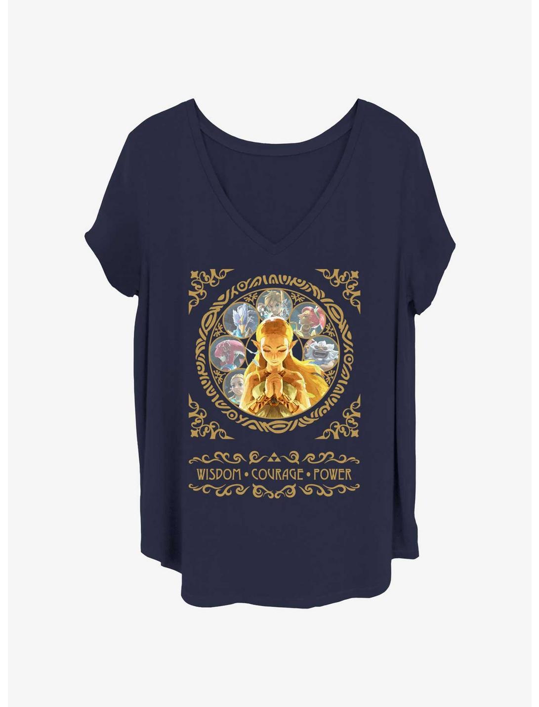 Nintendo Wisdom And Power Girls T-Shirt Plus Size