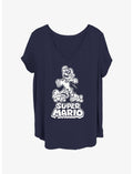 Nintendo Goomba Troubles Girls T-Shirt Plus Size
