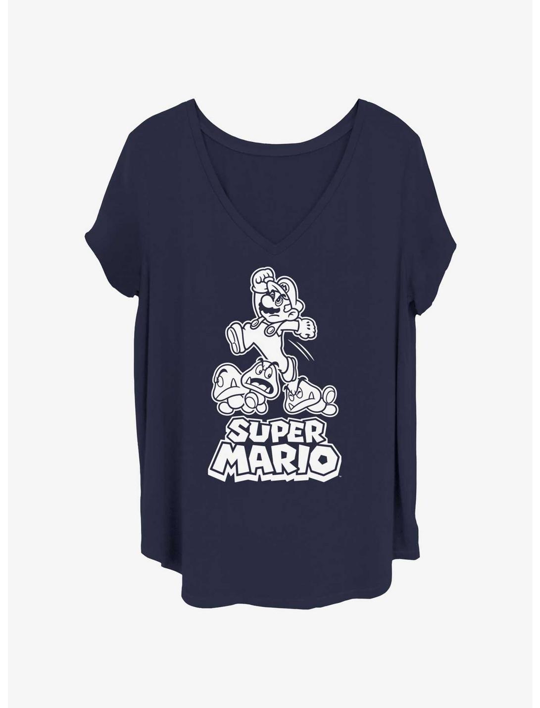Nintendo Goomba Troubles Girls T-Shirt Plus Size