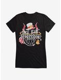 Hazbin Hotel Lucifer Take That Depression Girls T-Shirt