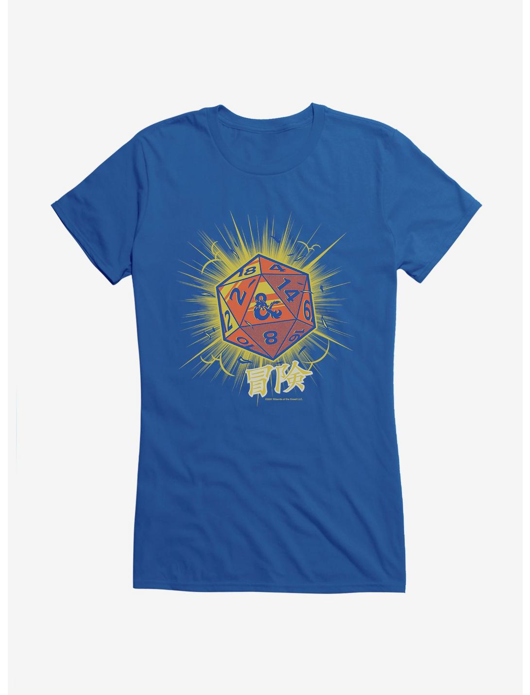 Dungeons & Dragons D20 Dice Asian Letters Girls T-Shirt