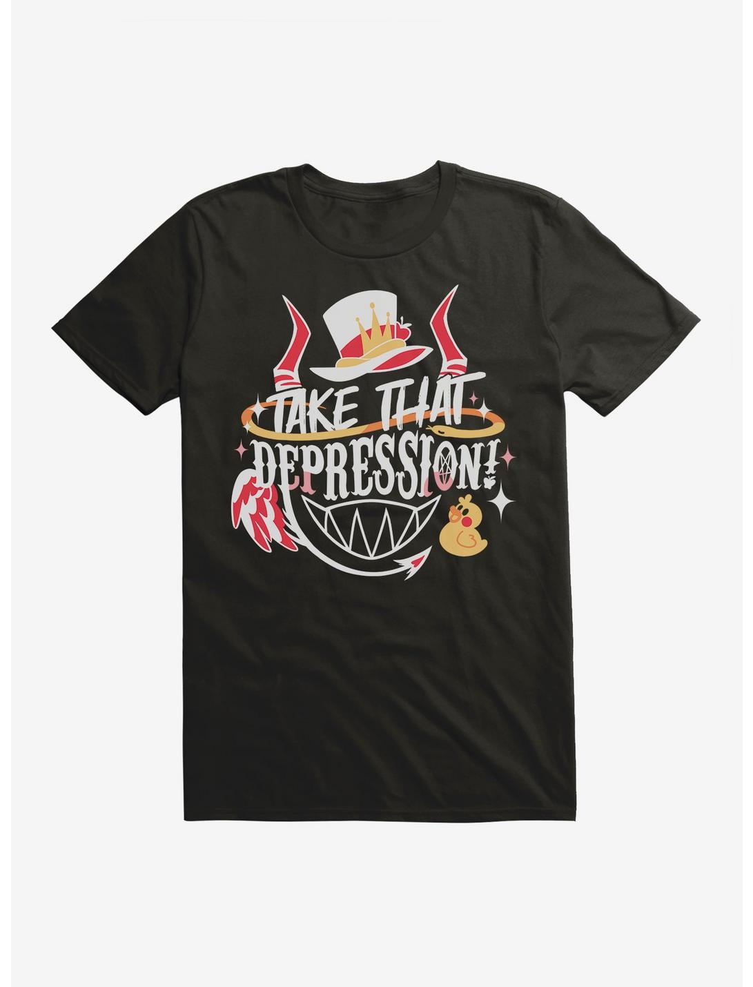 Hazbin Hotel Lucifer Take That Depression T-Shirt