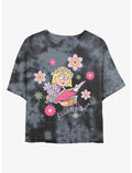 Disney Lizzie McGuire Groovy Lizzie Girls Tie-Dye Crop T-Shirt