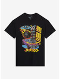 Hot Wheels Retro Grid Boyfriend Fit Girls T-Shirt