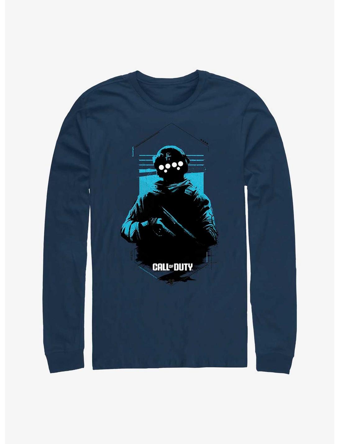 Call of Duty Mask Blue Variant Long-Sleeve T-Shirt