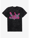 Arcane Graffiti Name Jinx Mineral Wash T-Shirt