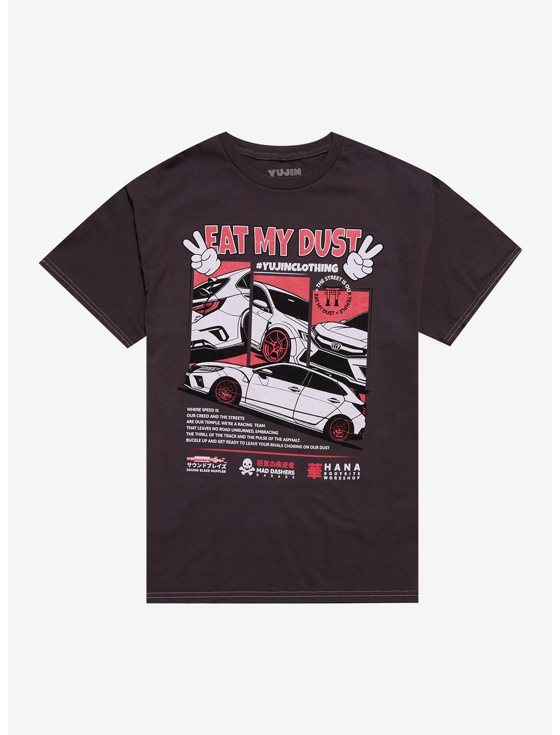 Car Eat My Dust T-Shirt By Yujin Clothing.