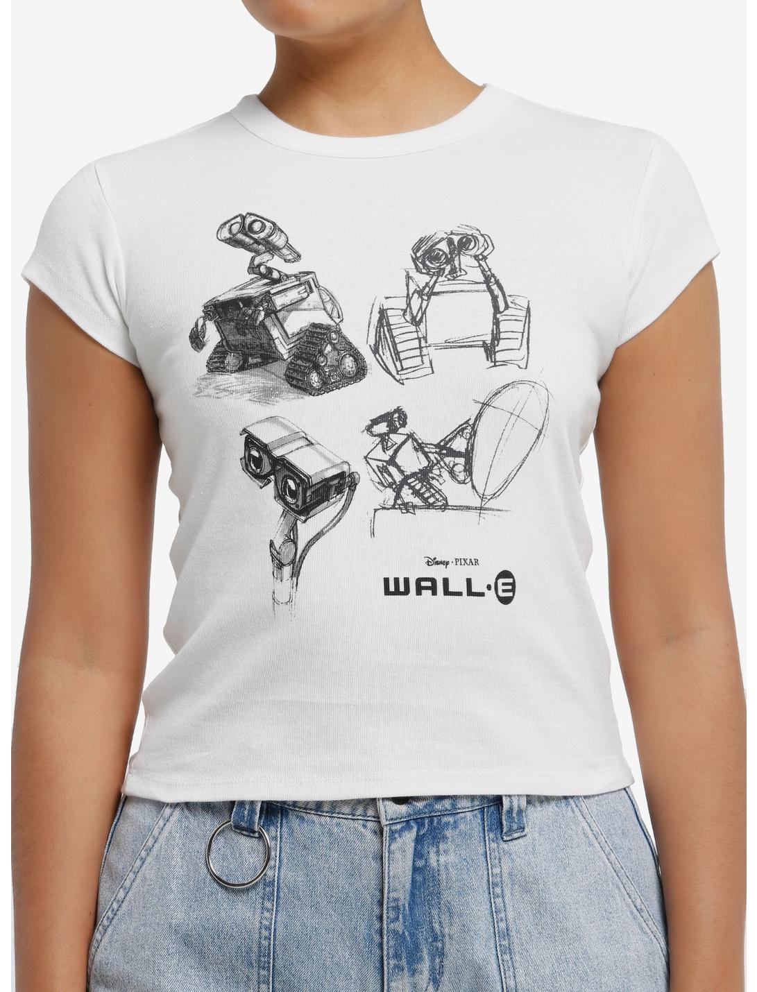 Disney Pixar Wall-E Sketches Girls Skimmer T-Shirt