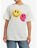 Origami Angel Smiling Face Girls Oversized T-Shirt