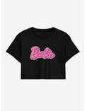 Barbie Glam Logo Girls Crop T-Shirt