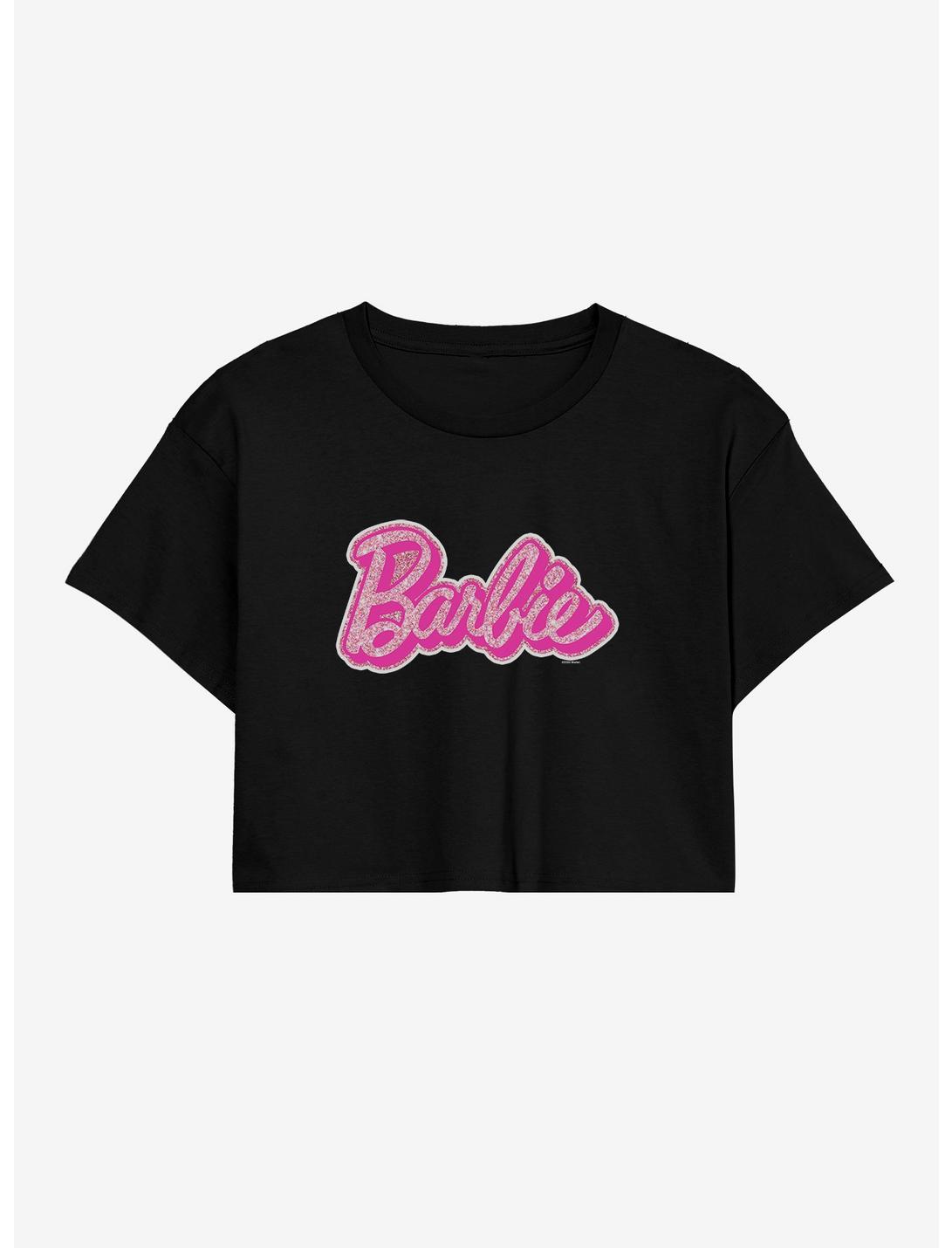 Barbie Glam Logo Girls Crop T-Shirt
