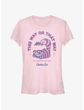 Disney Alice in Wonderland Cheshire Cat's Way Girls T-Shirt