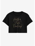 A Court Of Thorns And Roses Hello Feyre Darling Girls Crop T-Shirt