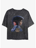 Skeleton Crew Just Wim Mineral Wash Girls Crop T-Shirt