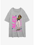 Disney Wizards Of Waverly Place Alex Russo Pose Girls Oversized T-Shirt