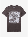 Johnny Cash Country Boy Horseback Portrait T-Shirt