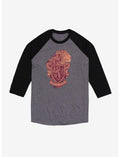 Harry Potter Gryffindor Emblem Raglan T-Shirt