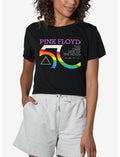 Pink Floyd 50th Logo Girls Crop Top T-Shirt