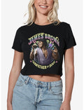 James Brown Godfather of Soul Girls Crop Top T-Shirt