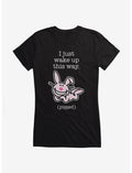 It's Happy Bunny I Wake Up Pissed Girls T-Shirt