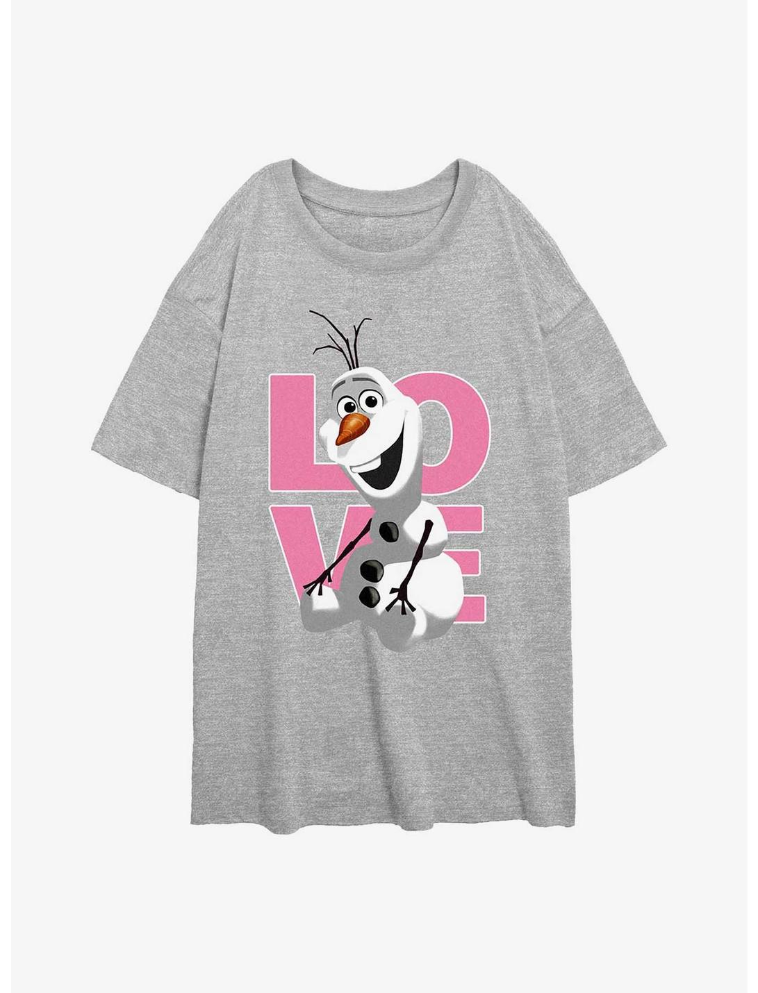 Disney Frozen Love From Olaf Girls Oversized T-Shirt