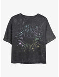 Pokemon Celestial Clefairy Girls Mineral Wash Crop T-Shirt