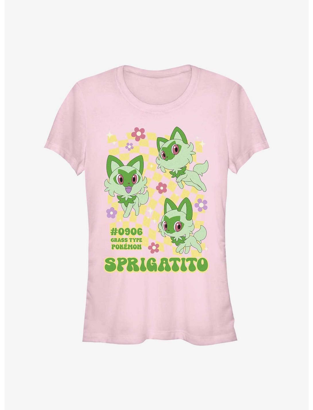Pokemon Sprigatito Grass Type Girls T-Shirt