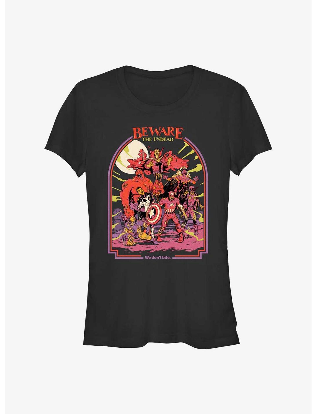 Marvel Zombies Beware The Undead Girls T-Shirt