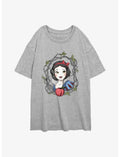 Disney Princesses Snow White Portrait Girls Oversized T-Shirt