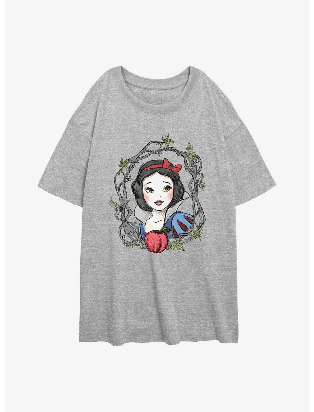 Disney Princesses Snow White Portrait Girls Oversized T-Shirt