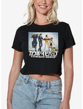 Cowboy Bebop Crew Line Up Girls Crop Top T-Shirt
