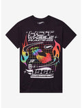Hot Wheels Rainbow Race Car Girls T-Shirt