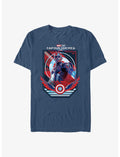 Captain America: Brave New World Captain Poster Garment Dye T-Shirt