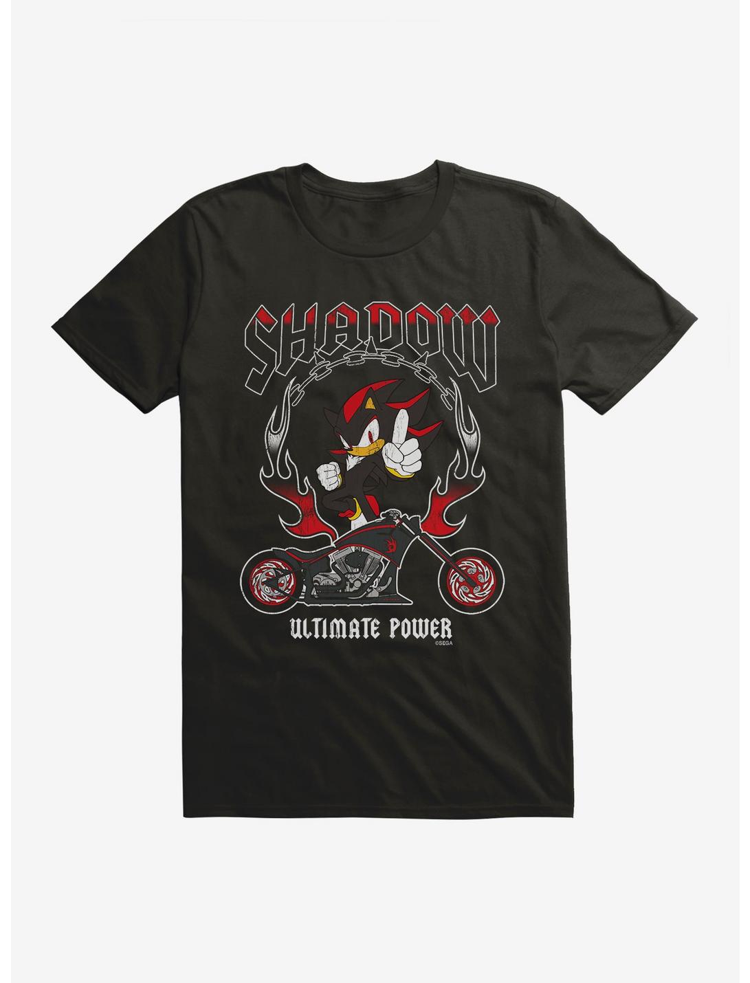 Sonic The Hedgehog Shadow Ultimate Power Biker Extra Soft T-Shirt
