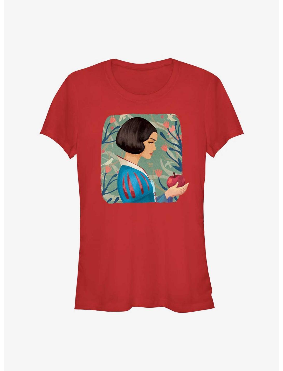 Disney Snow White Live Action Apple Portrait Girls T-Shirt