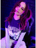 Valkyrae Butterfly Heart Mineral Wash T-Shirt