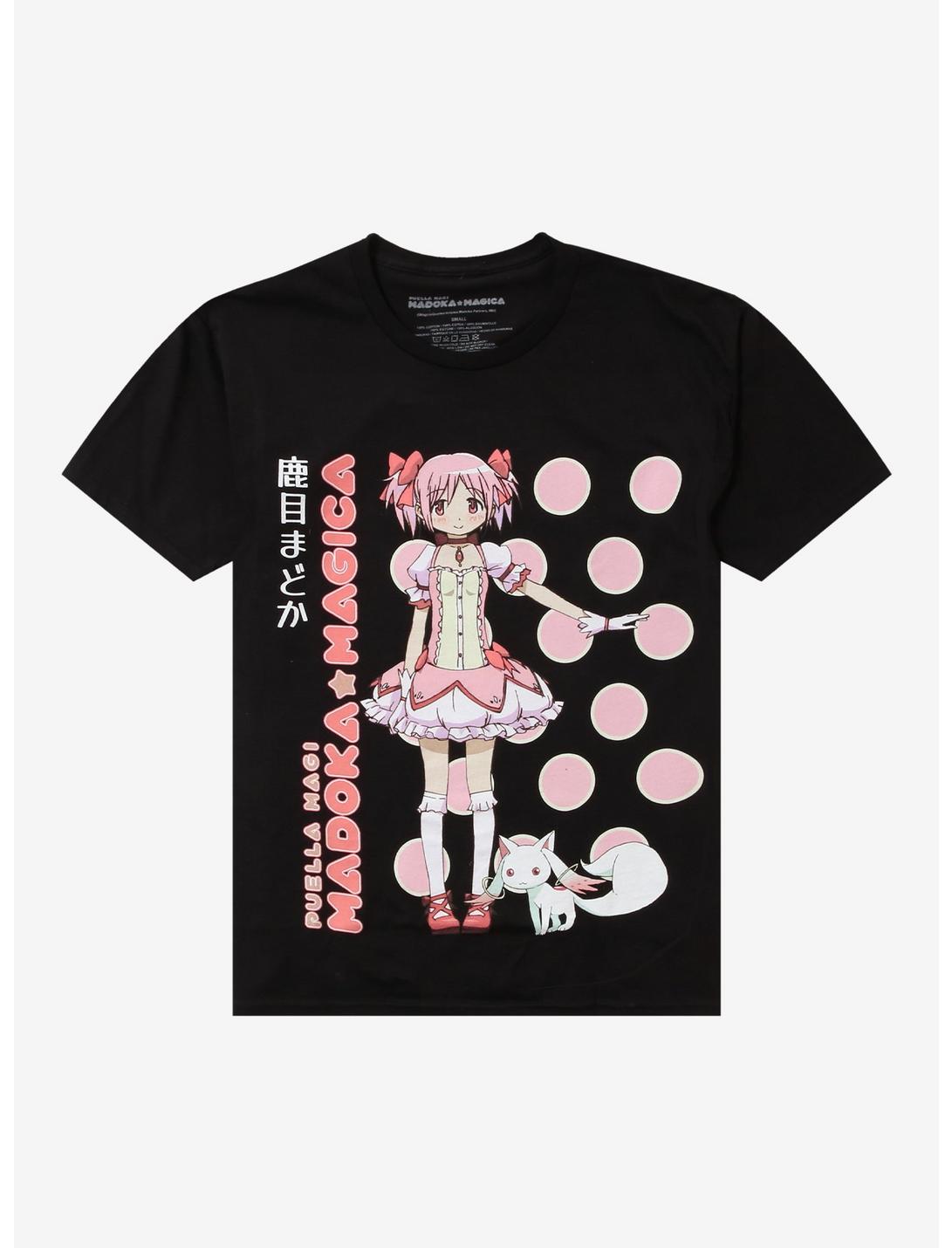 Puella Magi Madoka Magica Madoka Kaname Polka Dot Girls T-Shirt