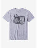 Raccoon Gaming T-Shirt By Decaffedepresso