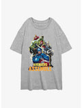 Marvel Rivals Avengers Assemble Girls Oversized T-Shirt