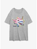 Happy Jeff Girls Oversized T-Shirt