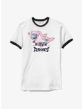 Lovely Jeff Shark Ringer T-Shirt